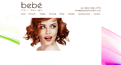 Desktop Screenshot of bebehairlondon.com